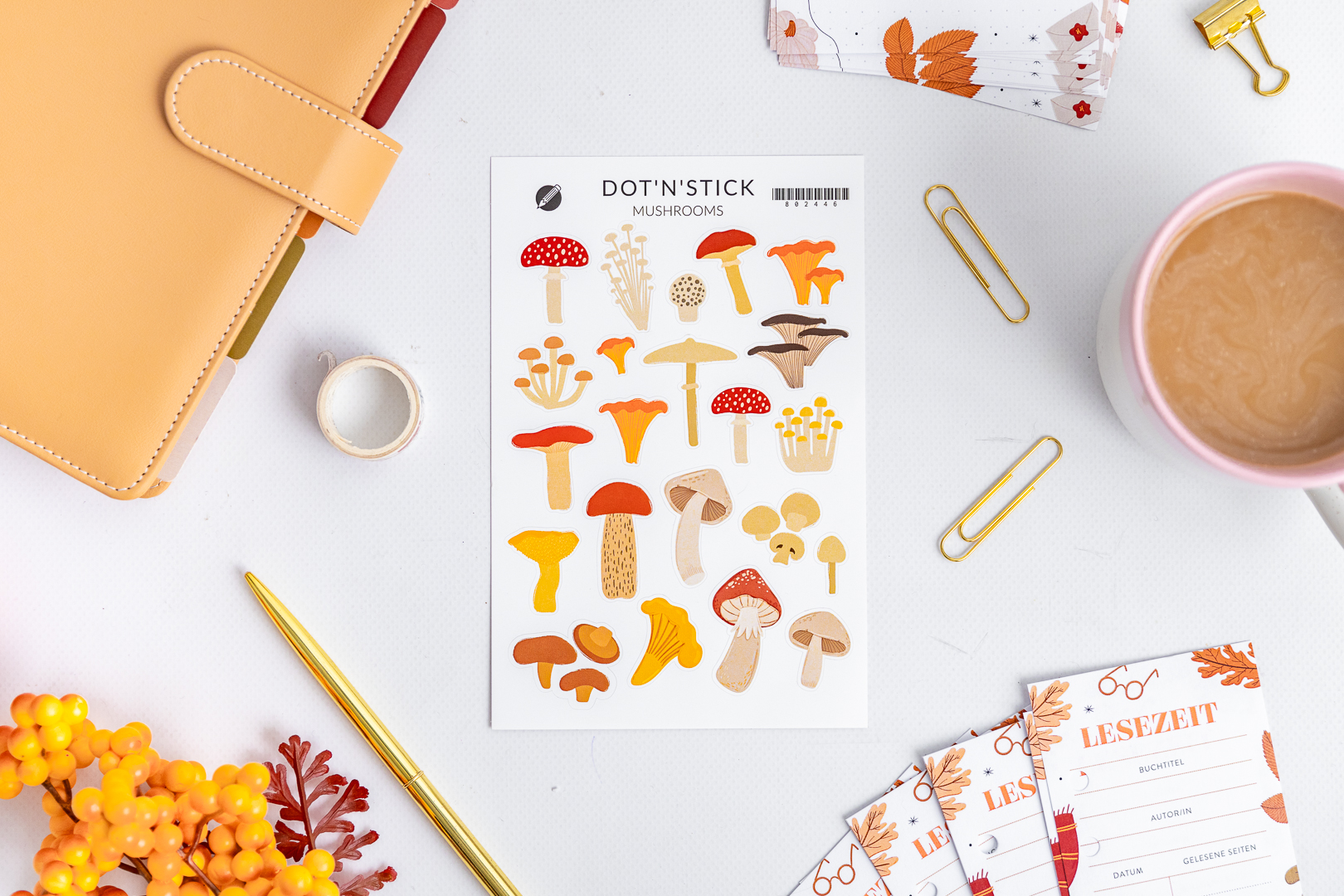 Planer Aufkleber – Mushrooms
