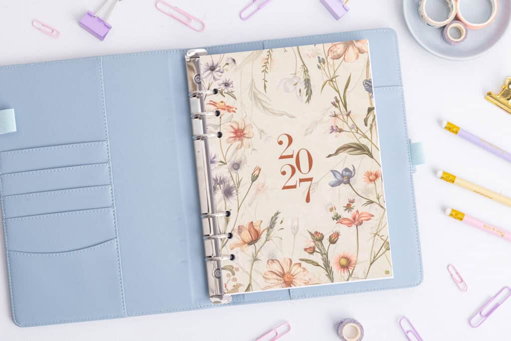Titelseite für deinen Organizer | Meadow bloom