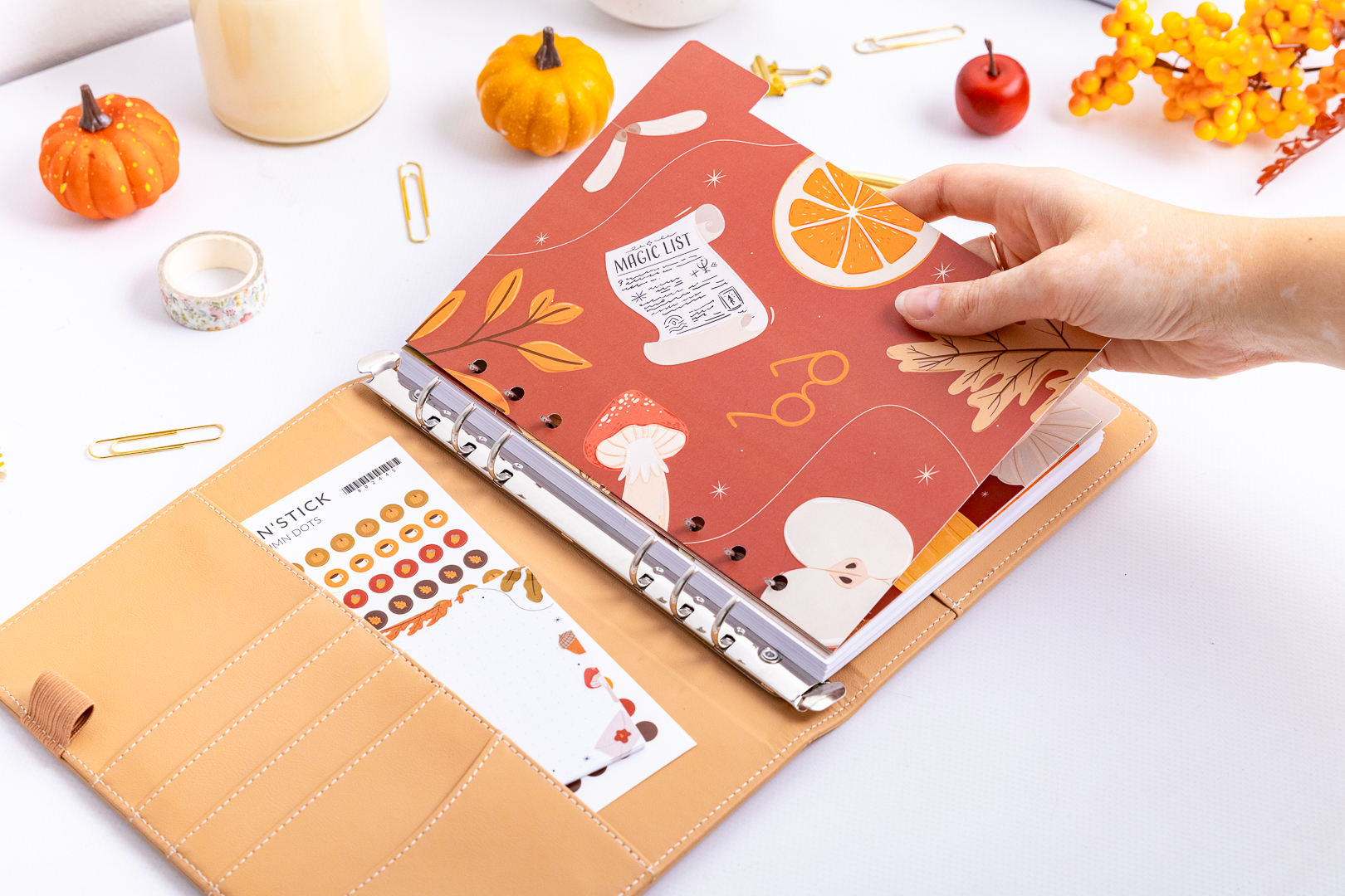 Trennblätter „Herbst Feelings“ im Ringbuch